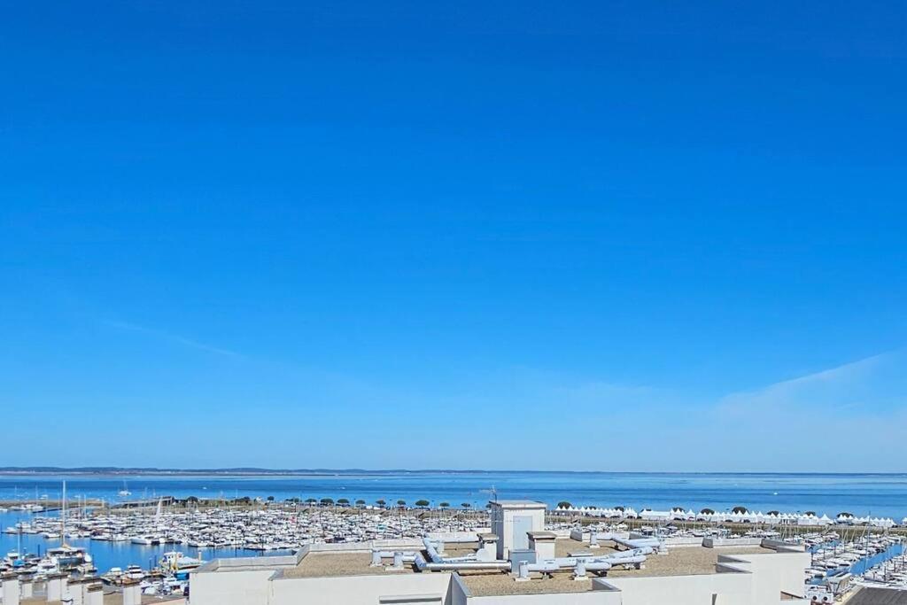 Vue Panoramique Sur Bassin,Piscine Et Terrasse Apartment Arcachon Exterior foto